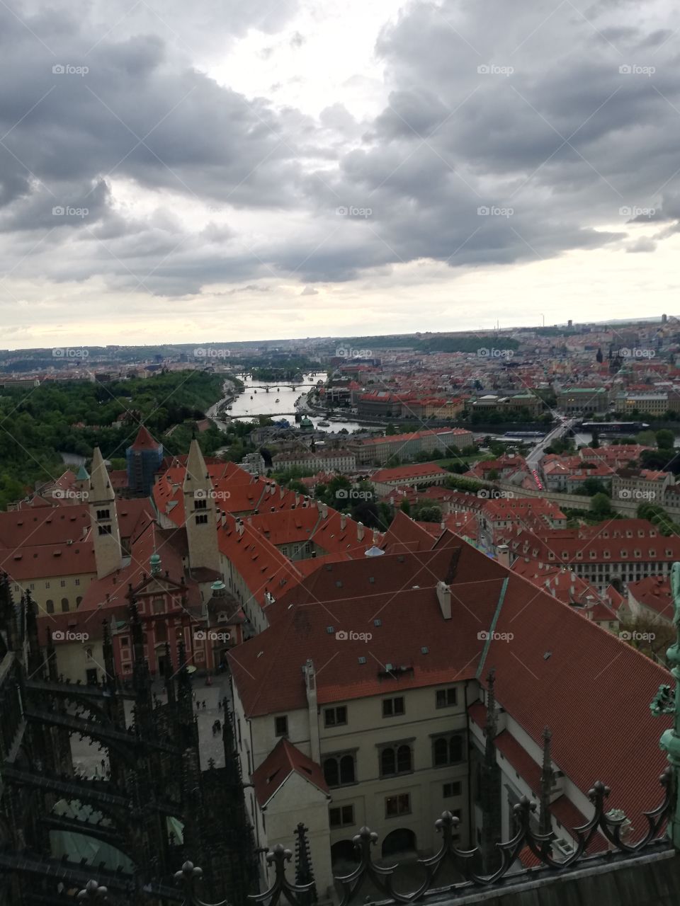 Cityscape of Prague