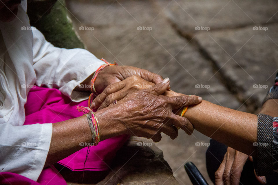 Watching this small but powerful nun bless visitors was truly spiritual 