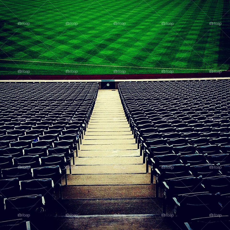 Empty stadium 