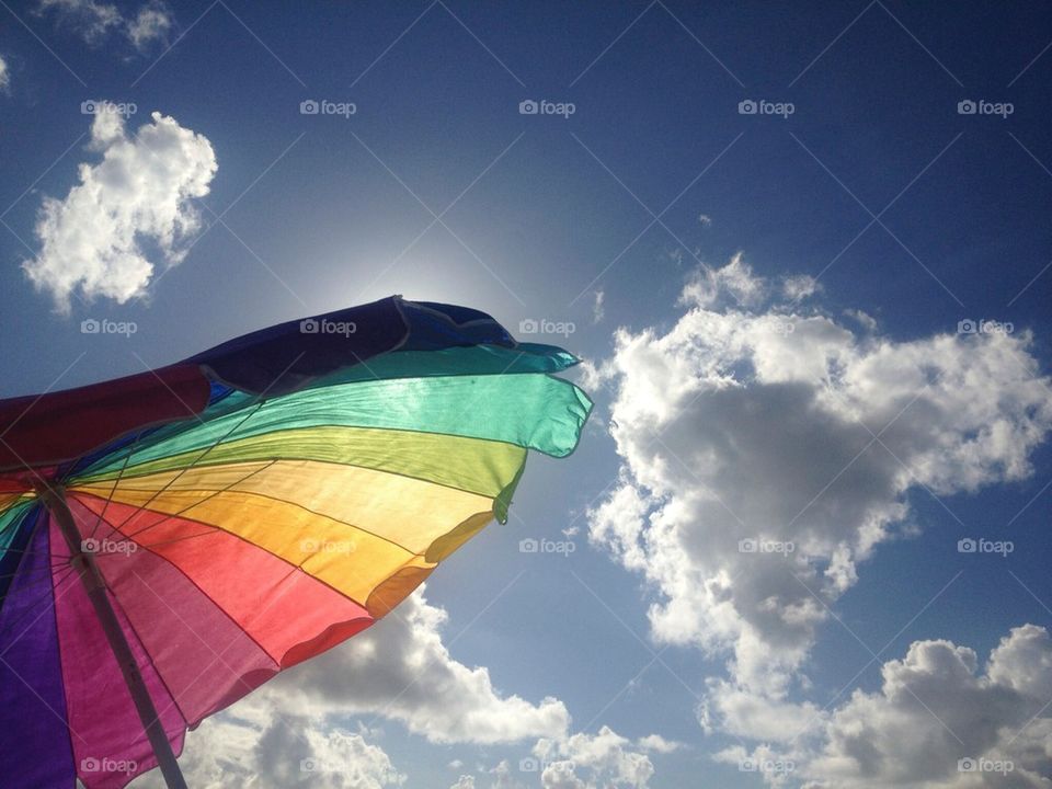 Umbrella Beach Day