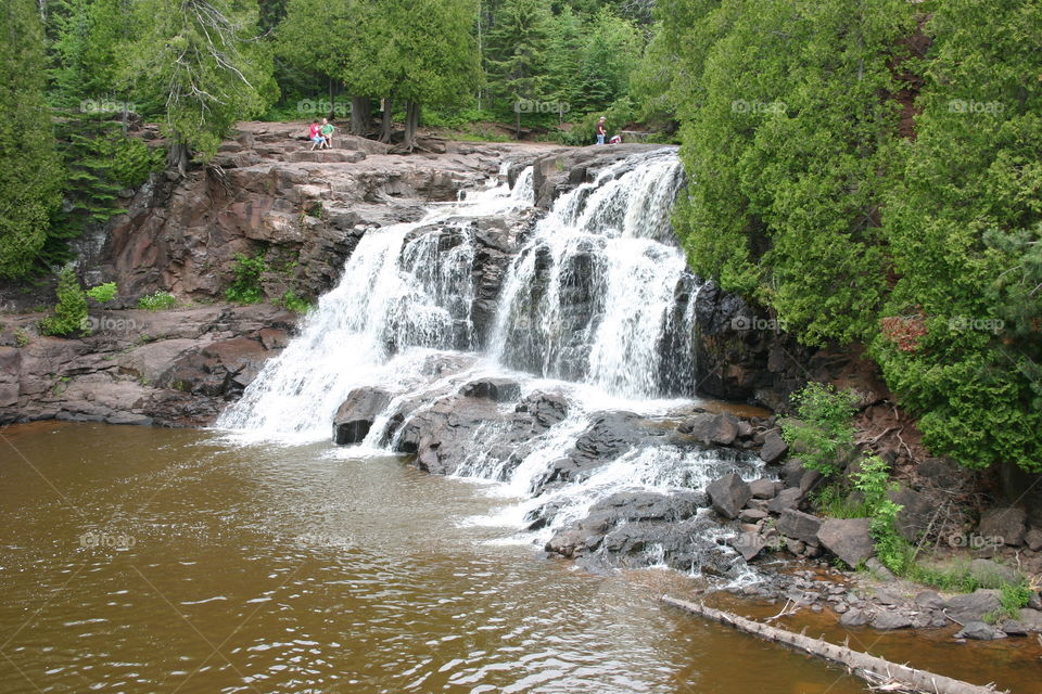 Falls in Willow River State Park WI. Falls in Willow River State Park WI