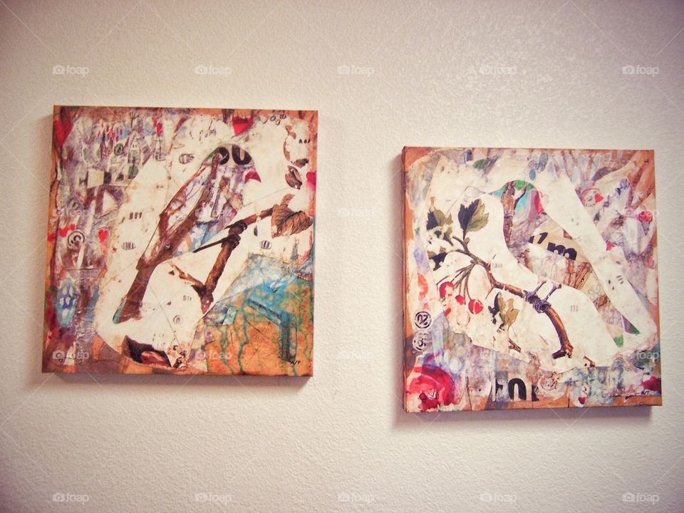 Painting, Illustration, Art, People, Two