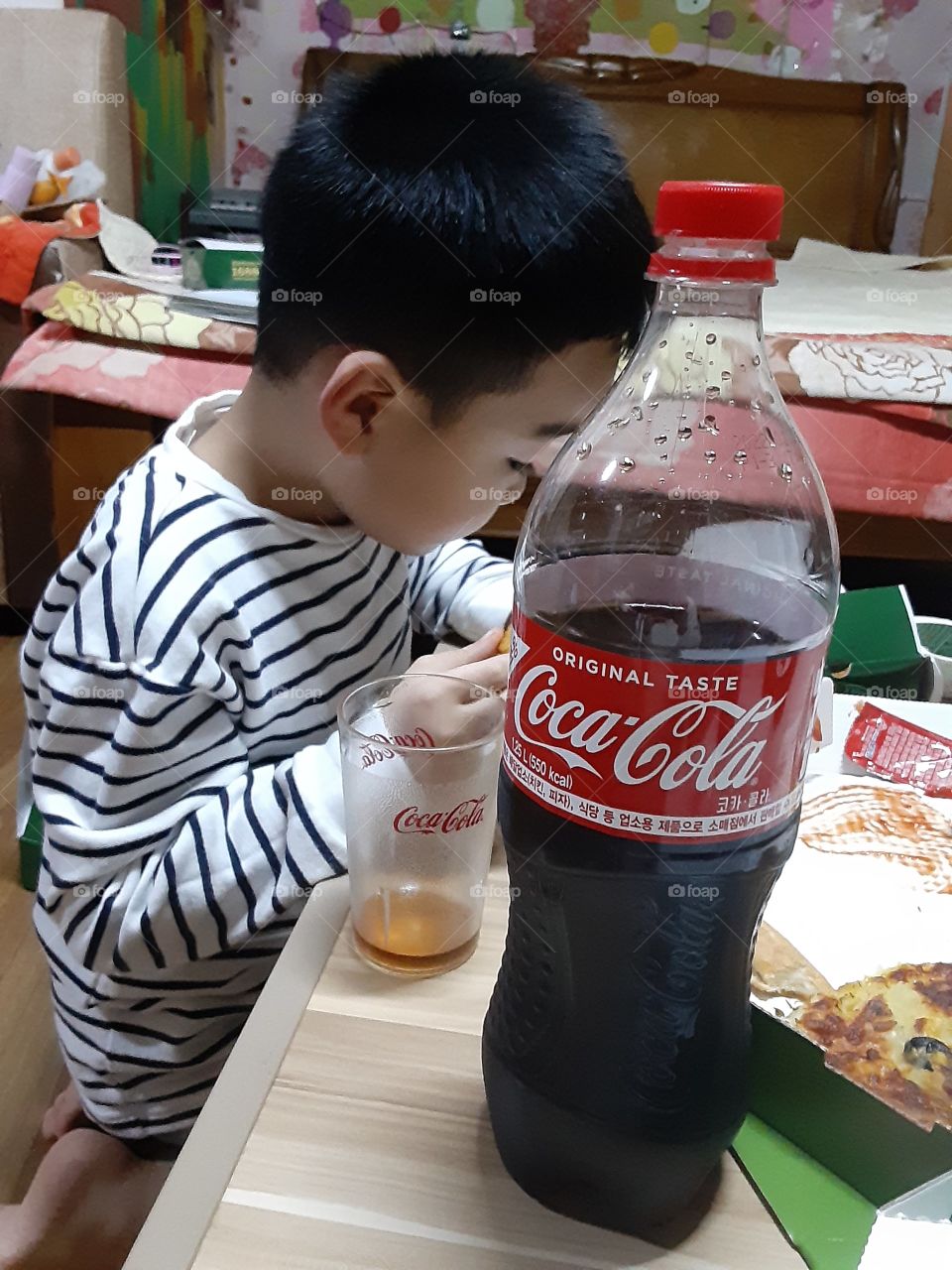 even how busy he is, coca cola will always be in his side