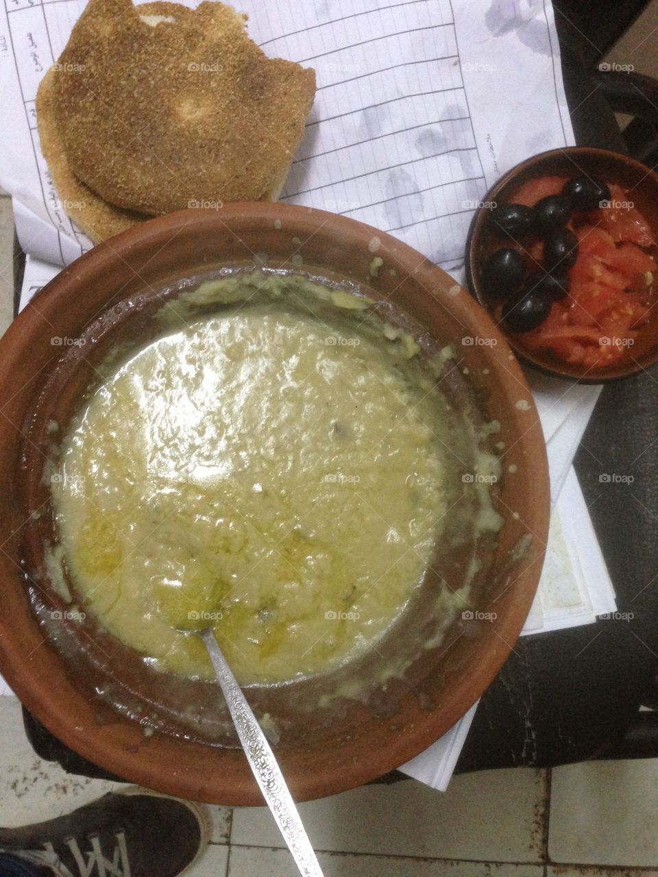 Traditional Bisara  food of Morocco