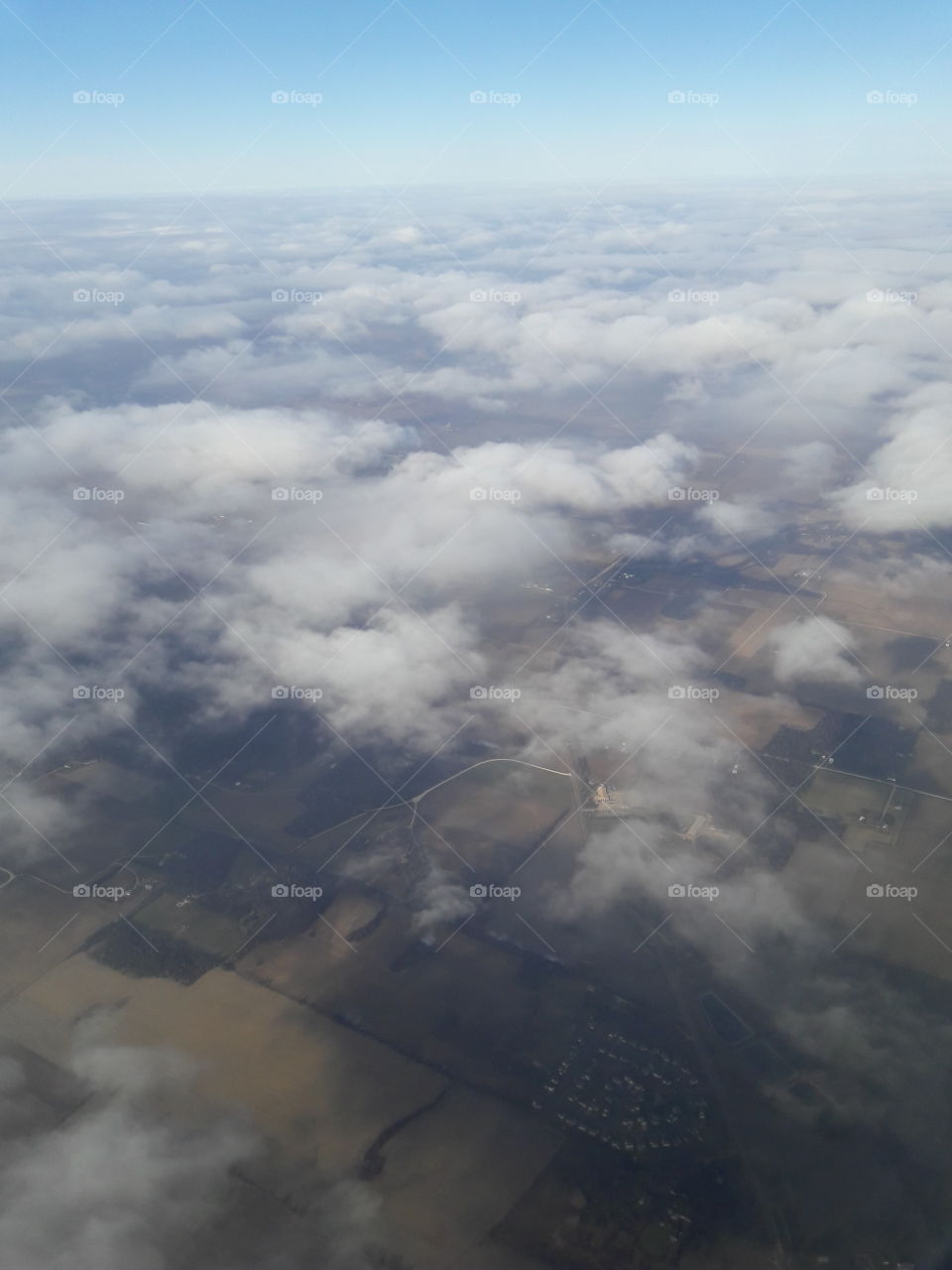 High angle view of landscape