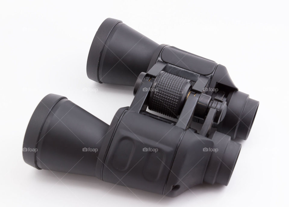 Black binoculars