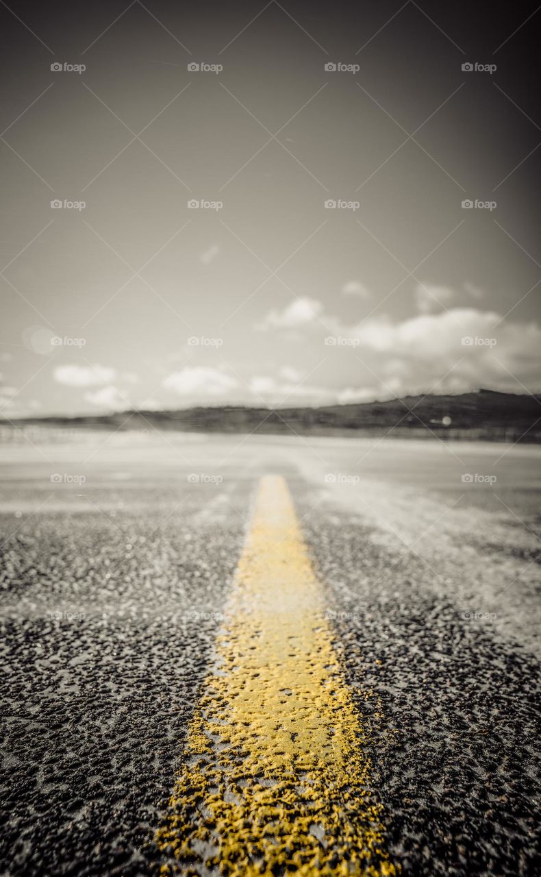 Snowdrift caught in a macro shot.