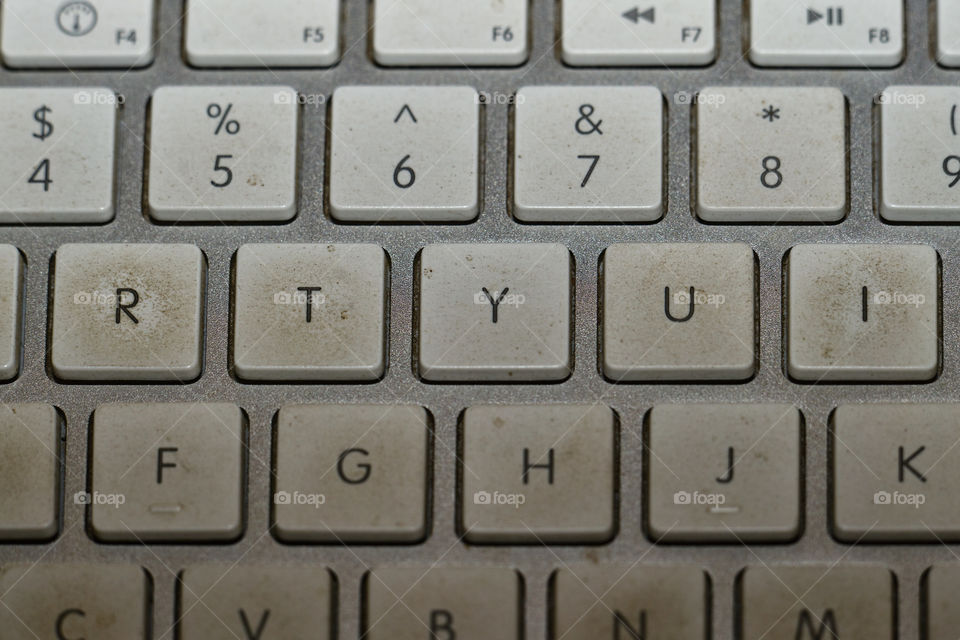 Keyboard. Why mine is not as clean as the ones I see in photographies