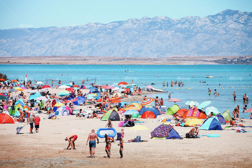 Summertime at the beach