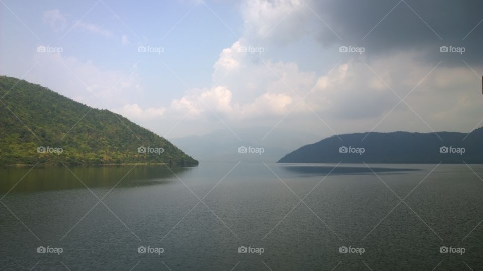 Tatipudi reservoir, vizianagaram, india. Incredible india