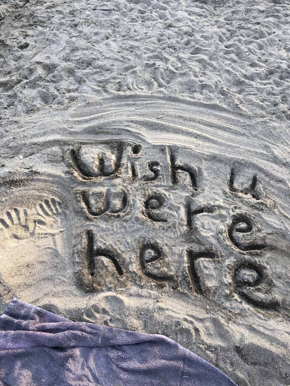 Wish you were here at the beach 