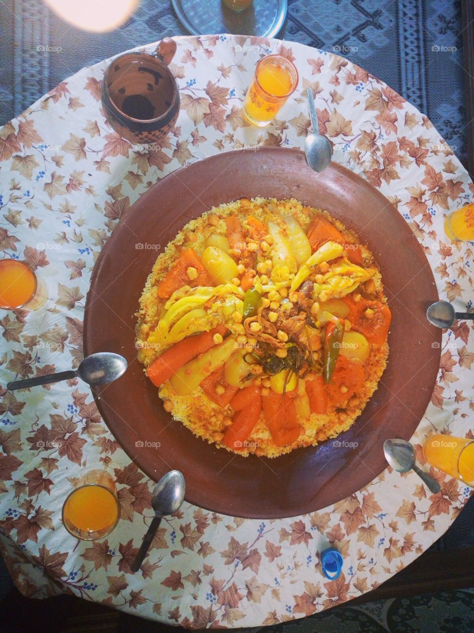 Moroccan coscos, a great story in a dish