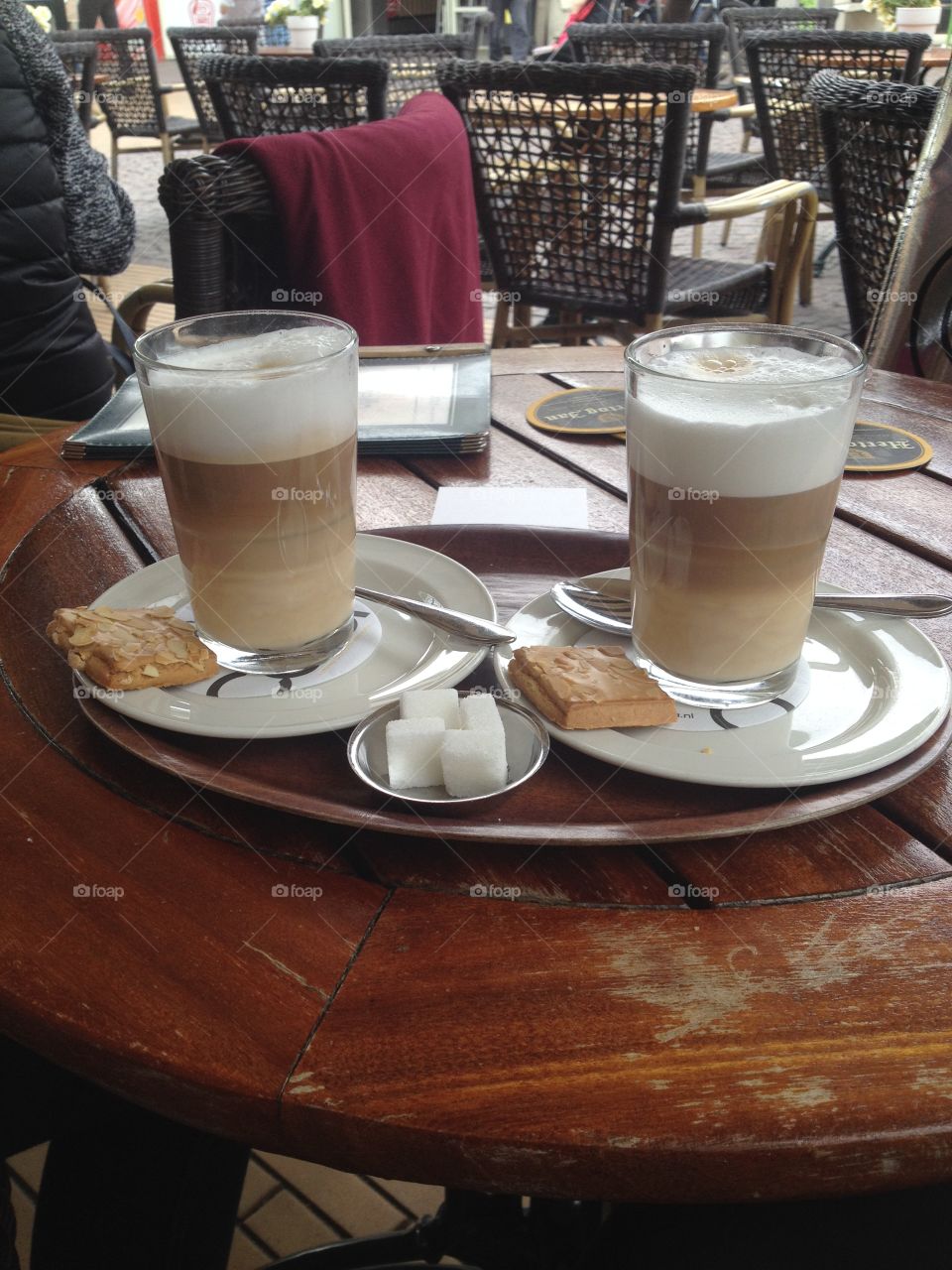 Coffee. Coffee in Zandvoort with a friend 