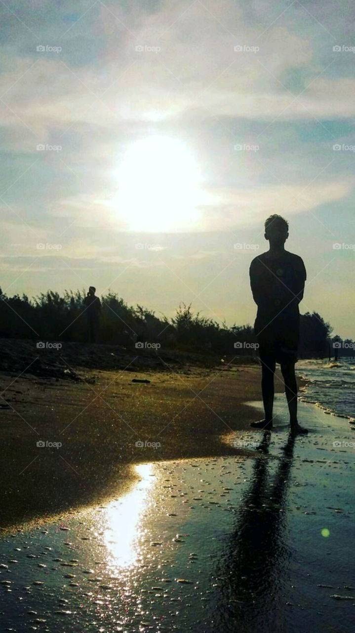 Enjoy holiday in the beach