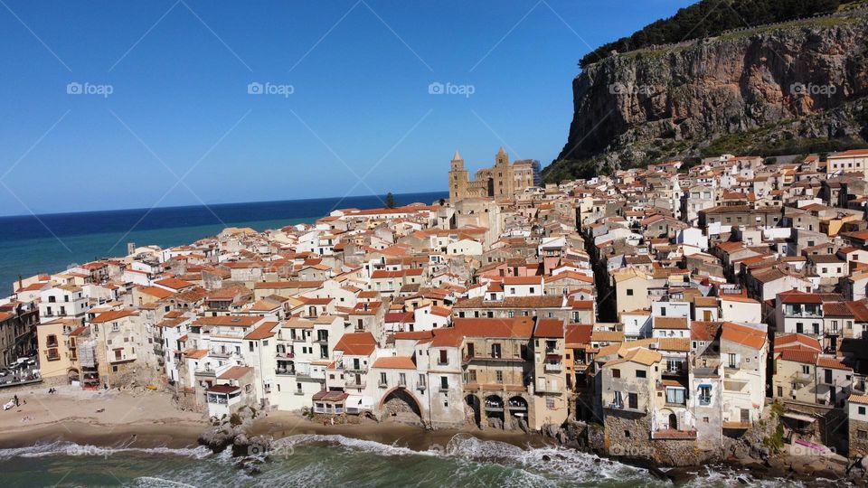 Cefalù, touristic town in the province of Palermo, Sicily region, Italy