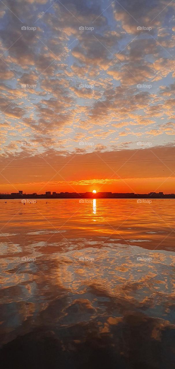 Lake and sky