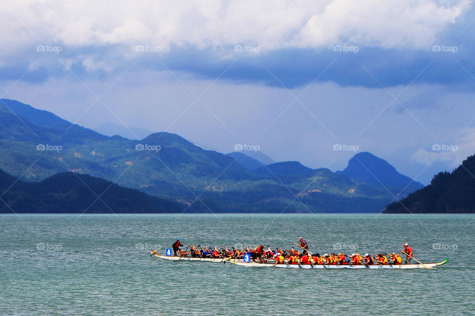 Staying in shape by dragon boat racing! This time we were just observing. We drove from our campsite to go see the provincial races. The kids were tired so it was relieving & relaxing to just watch the boats out on the water from a nice shady spot!