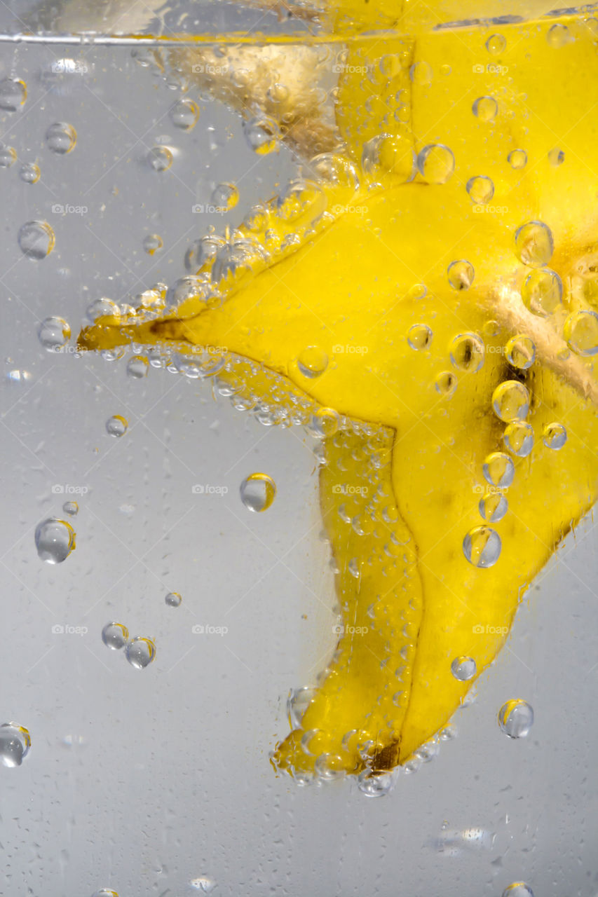 Starfruit in water