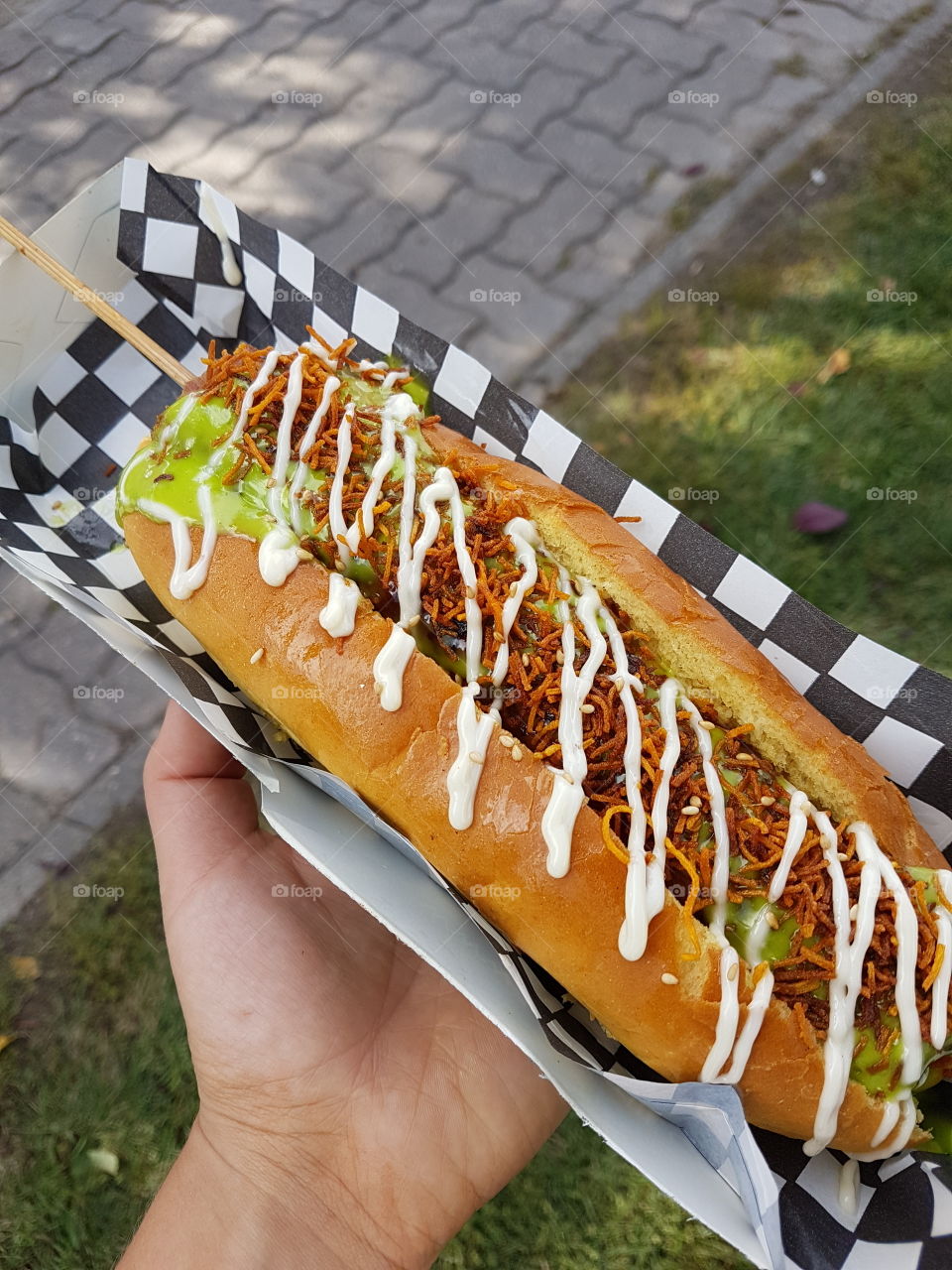 Delicious Banh-mi right off the street!