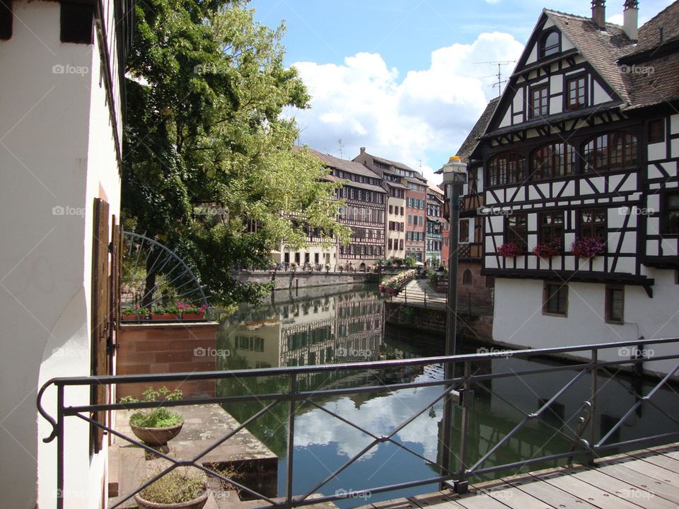 Strasbourg Bridge View