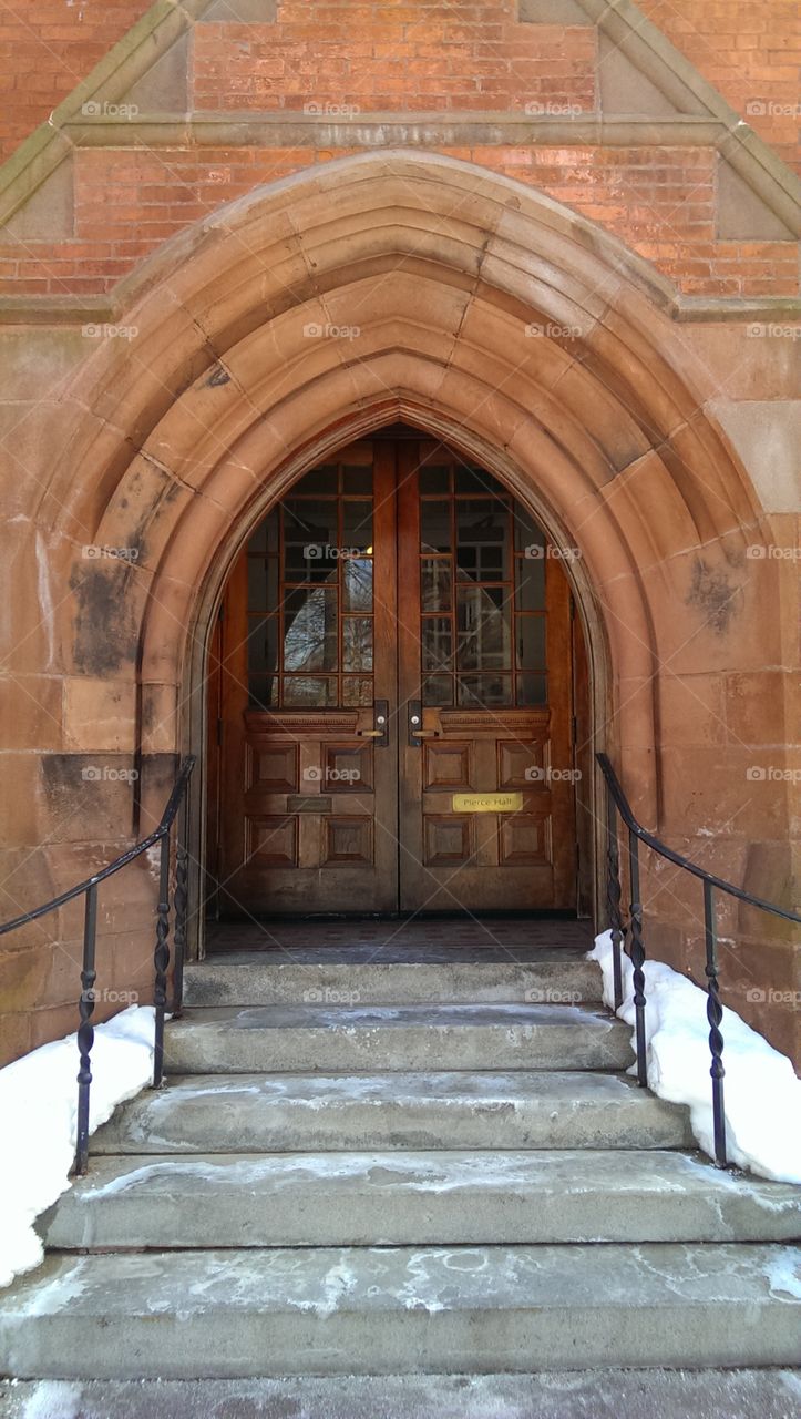 Arched entry