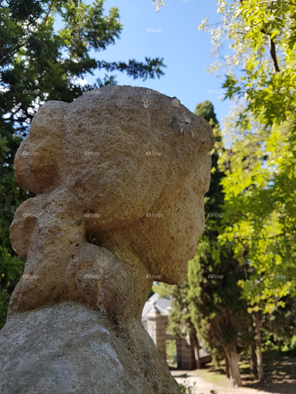 statue sculpture montjuic Barcelona Barcelone museum spain