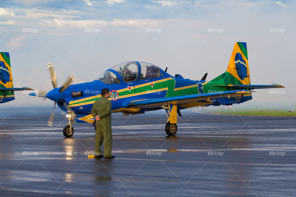 Brazilian Air Force Acrobatic Team "Esquadrilha da Fumaça" 