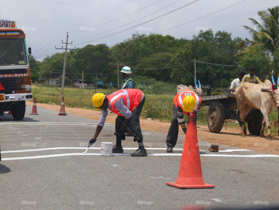 road marking