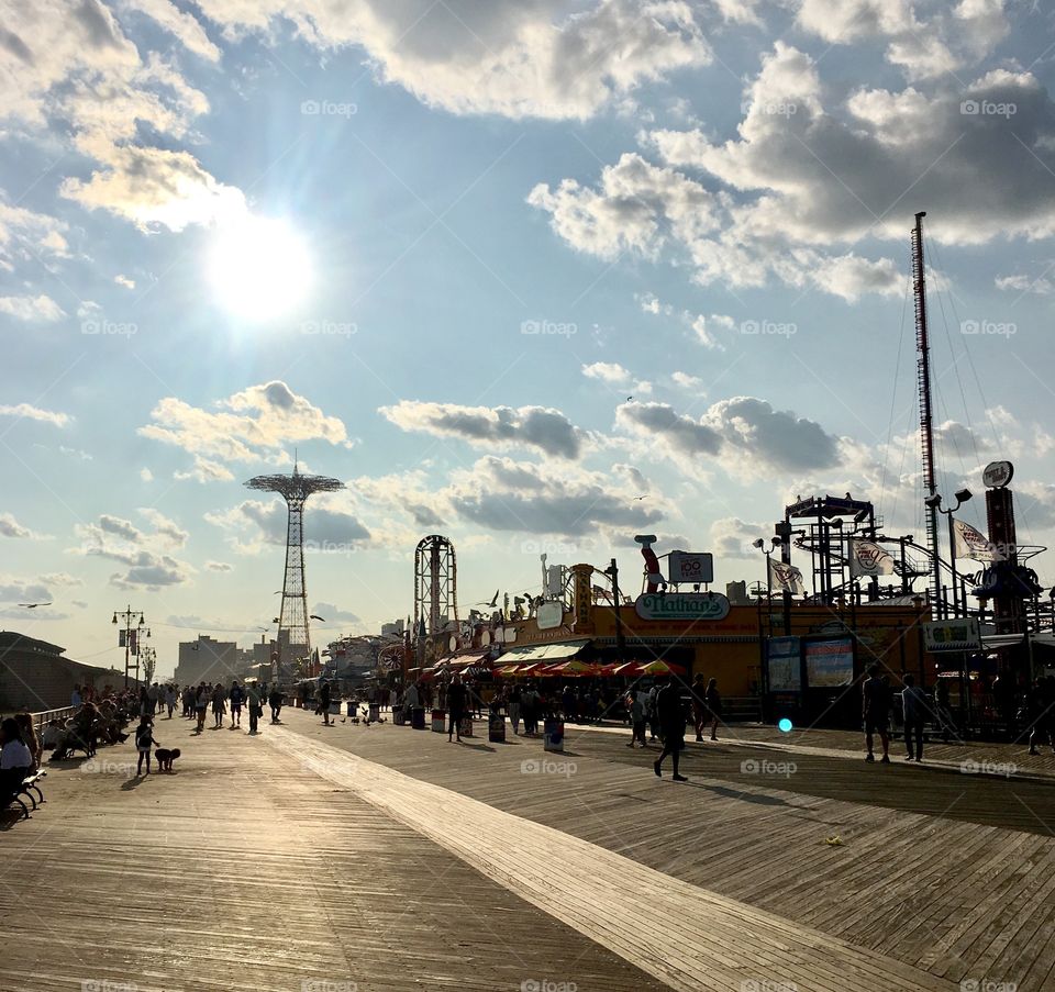 Coney Island, summer 
