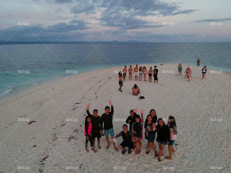 with friends @Kalanggaman Island