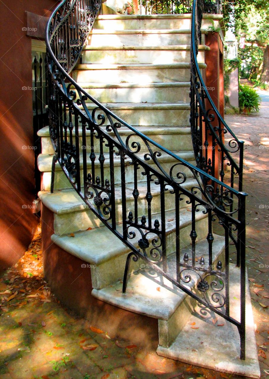 Savannah staircase. Savannah staircase, GA
