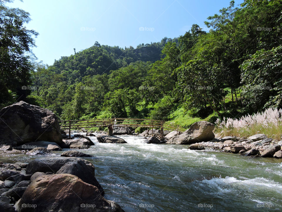 flowing river