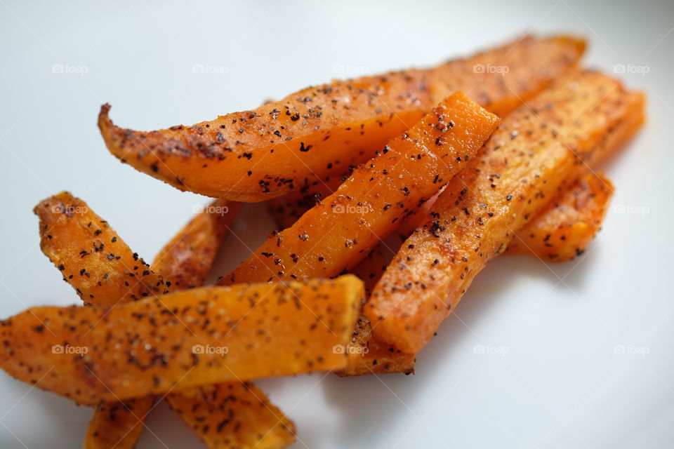 Let’s Eat!, Sweet Potato Fries, Homemade Meals, Homemade Sweet Potato Fries, Food Photography, Delicious Meals At Home 