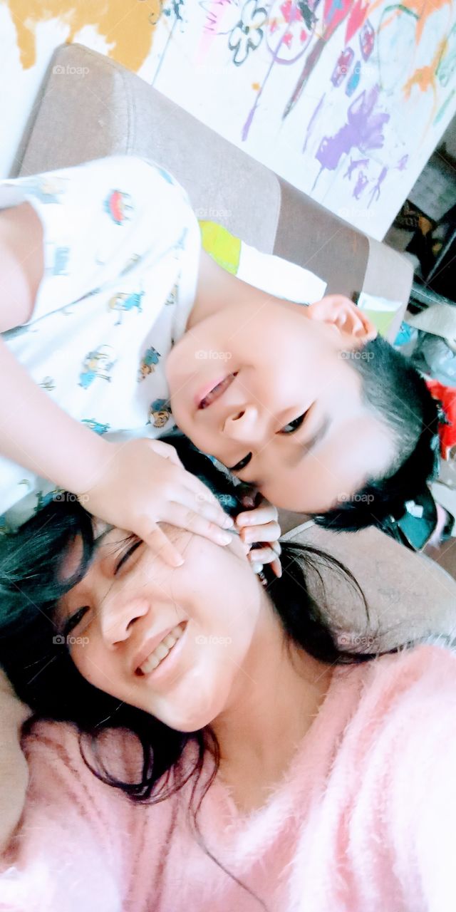 this little boy making fun on me.