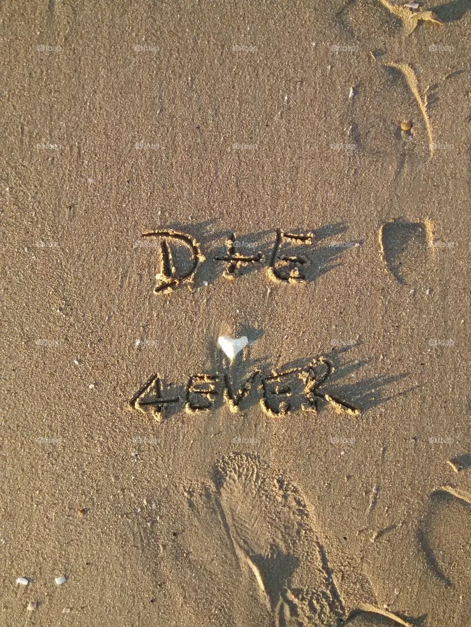 love on the sand