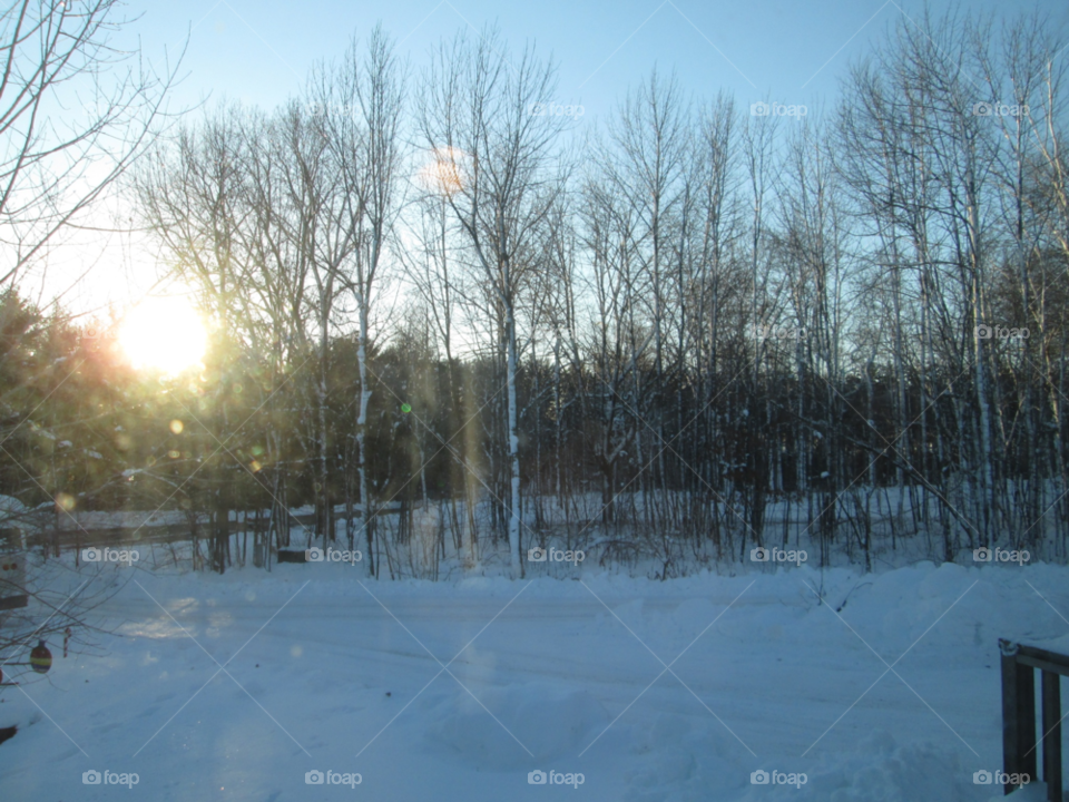 snow winter sky light by ashley77