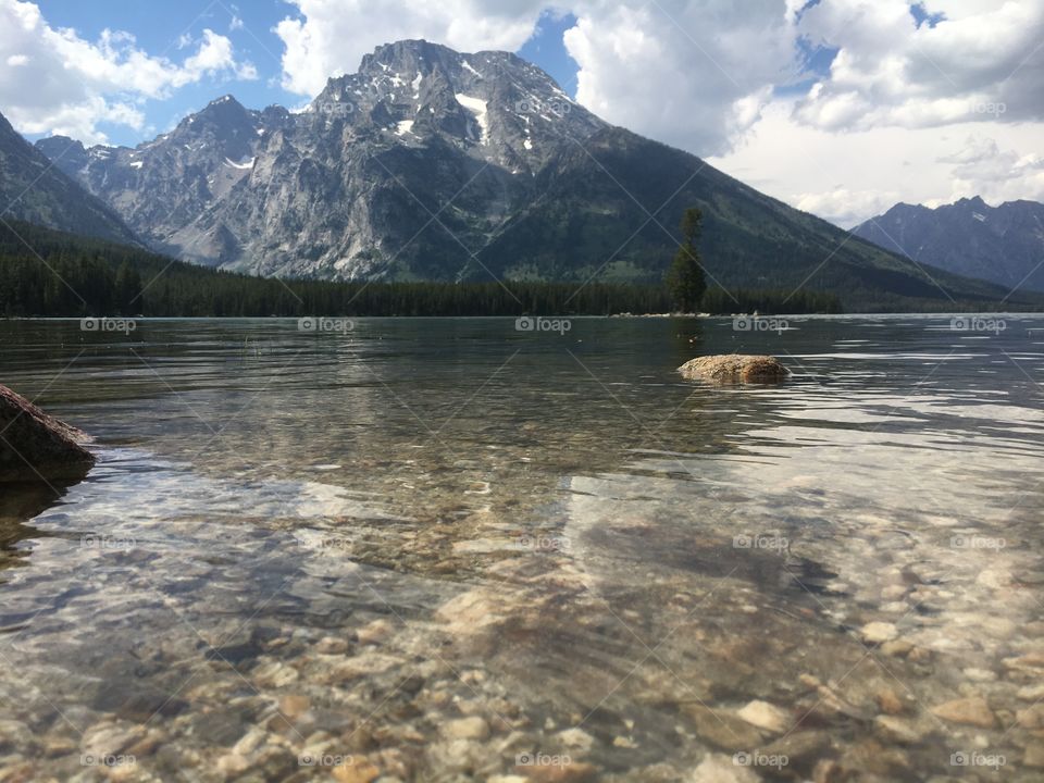 Water, Landscape, Mountain, No Person, Lake