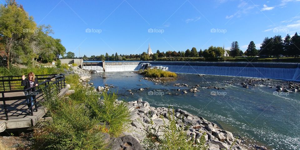 Dam at Idaho Falls, ID