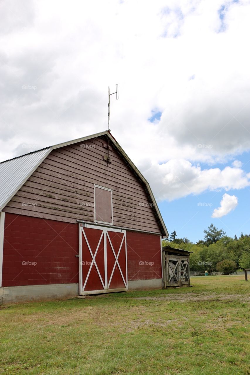 No Person, Barn, Farm, House, Agriculture