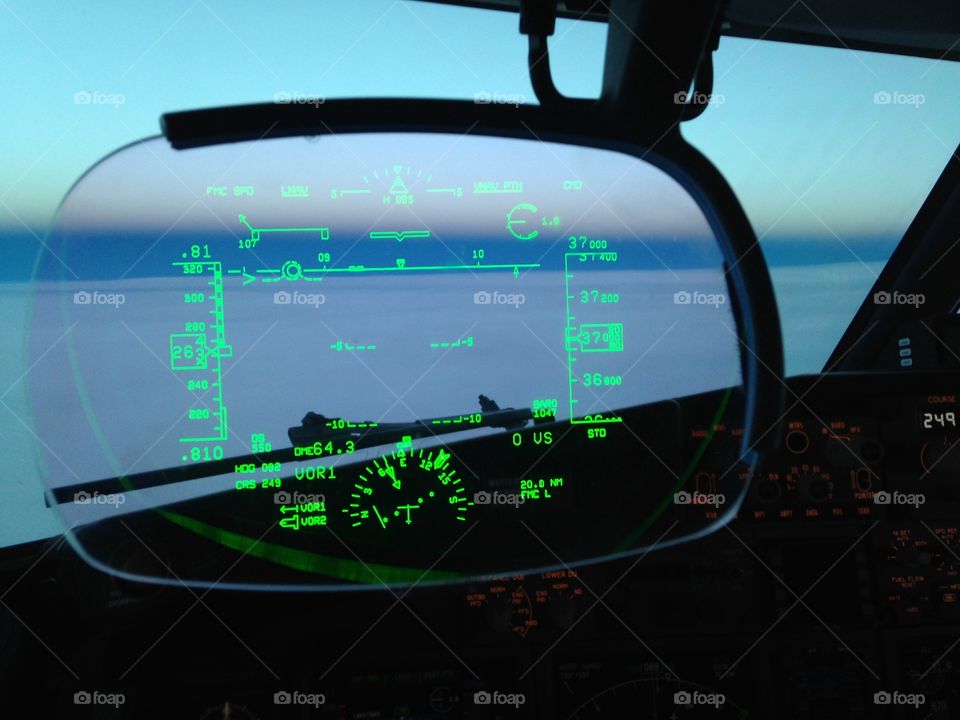 Flying with a HUD