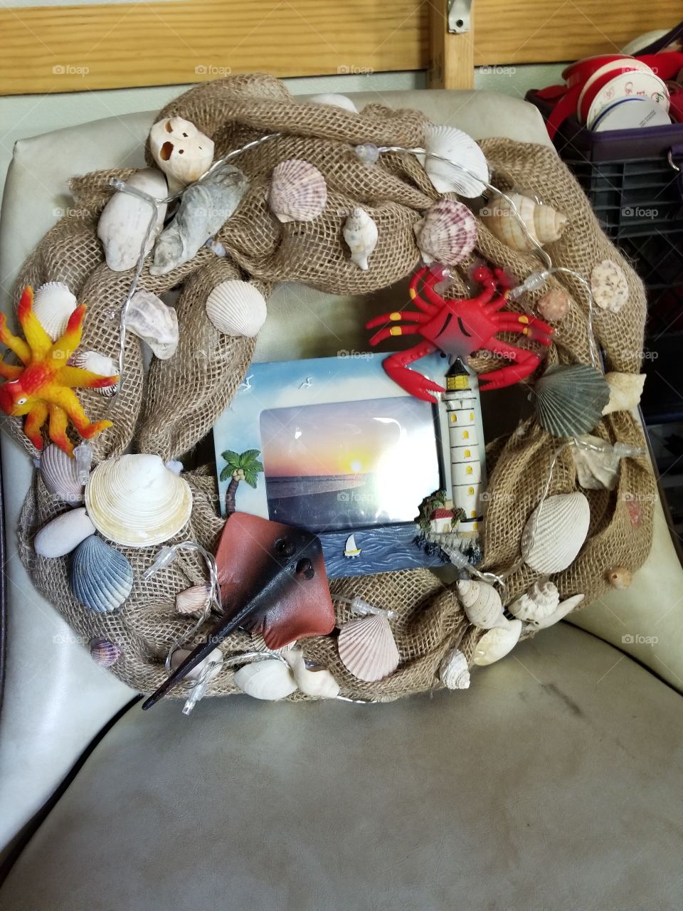 shell wreath
