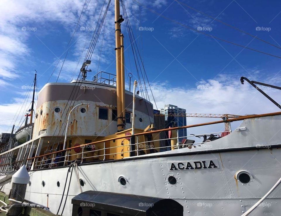 Acadia Ship, Halifax NS