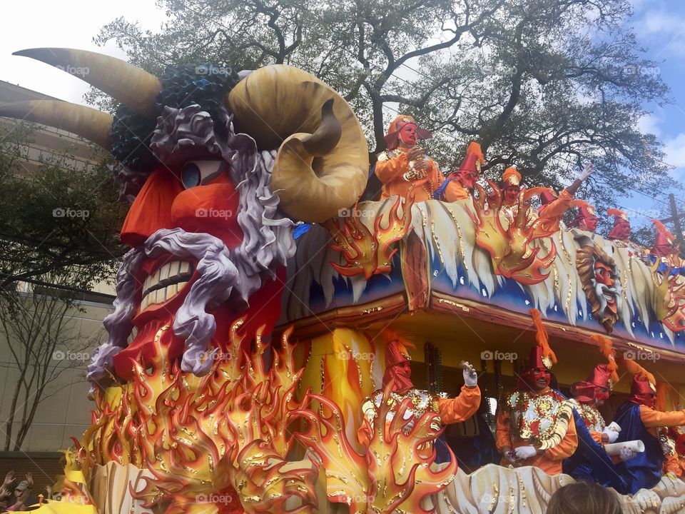 Mardi Gras float