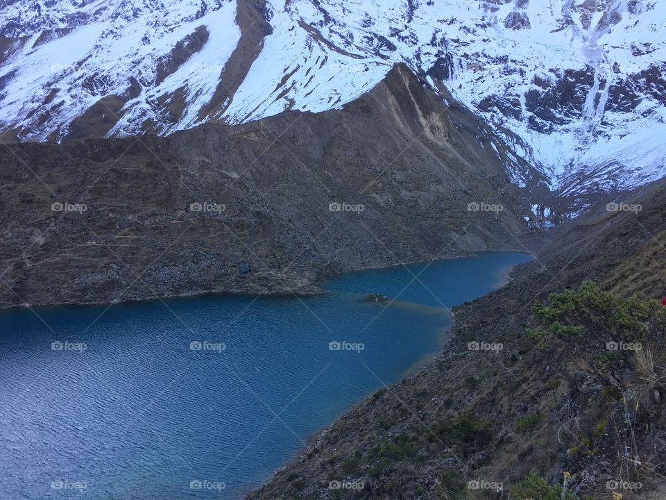 Humantay Lake along the Salkantay trek to Machu Picchu, Peru