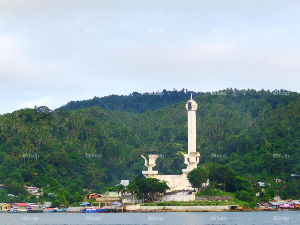 Trikora Monument on Lembeh Island