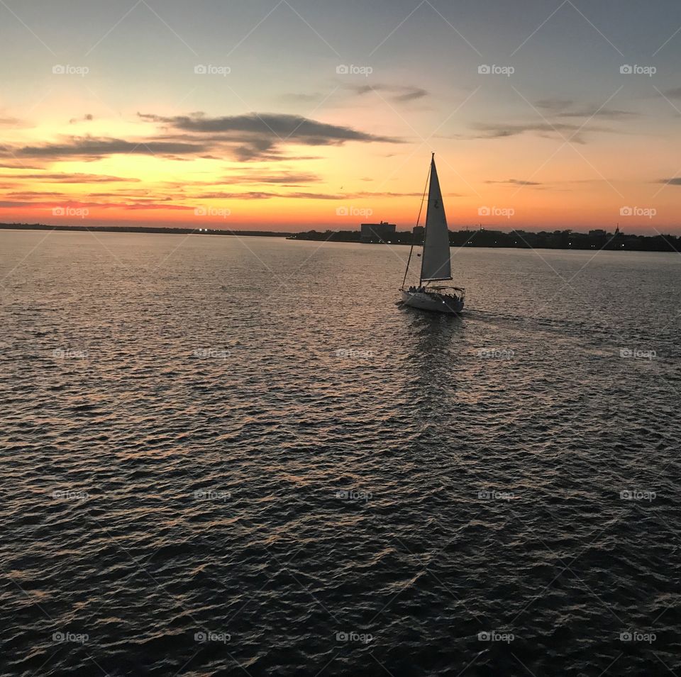 Charleston sunset
