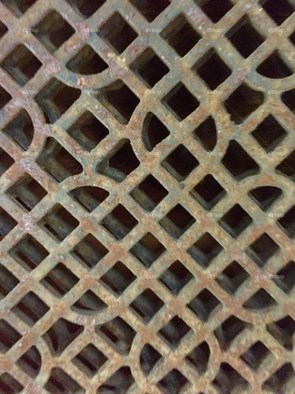 Creative Textures - antique floor grate