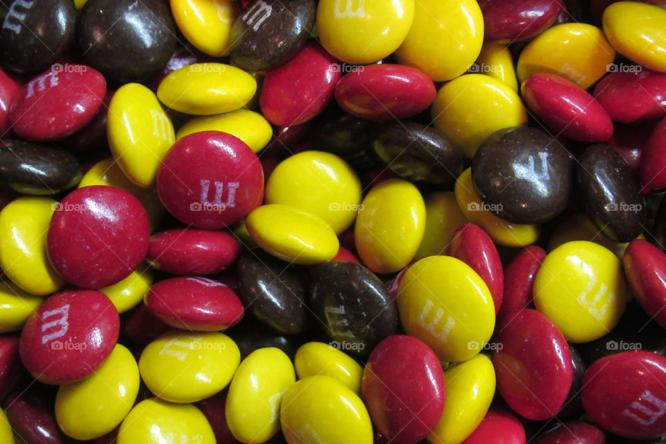 Fall colored m&m