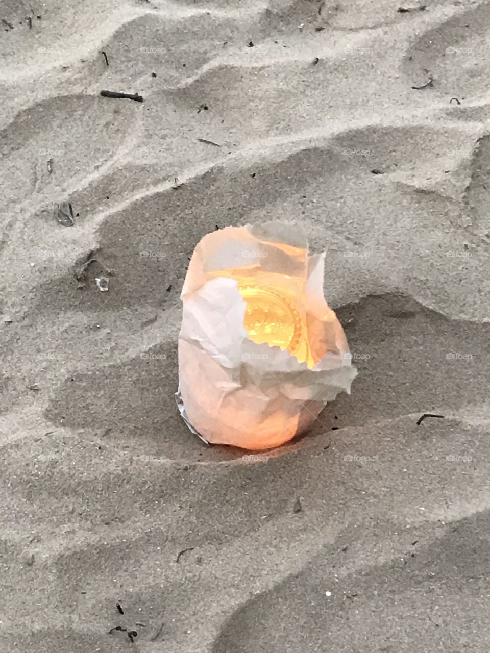 Light in the sand