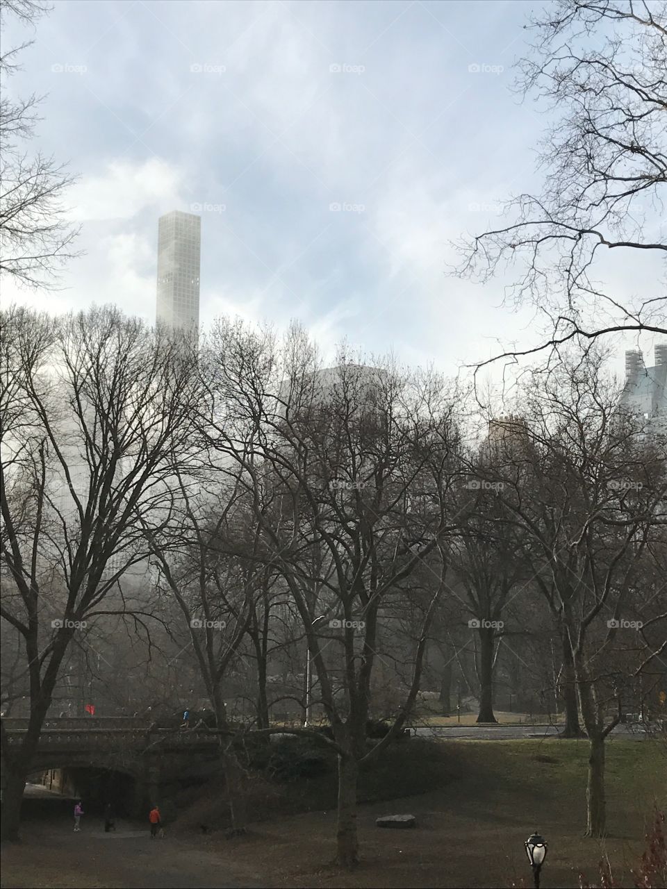 Fog over East Side, Manhattan 